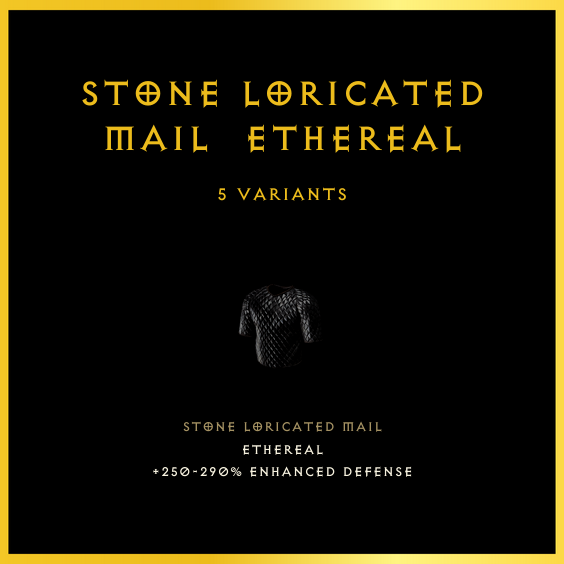 Stone Loricated Mail & Ethereal