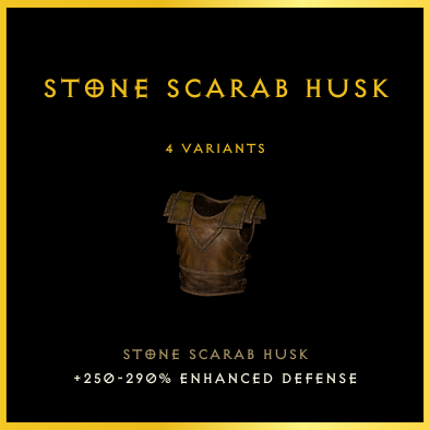 Stone Scarab Husk