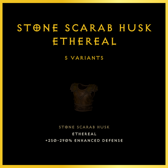Stone Scarab Husk & Ethereal