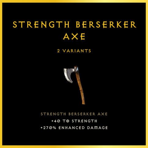 Strength Berserker Axe