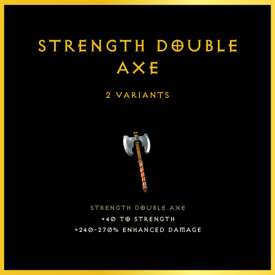 Strength Double Axe