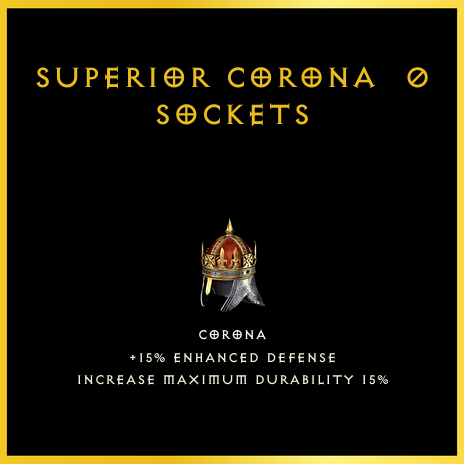 Superior Corona & 0 Sockets