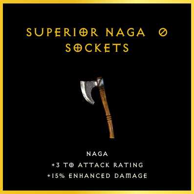 Superior Naga & 0 Sockets