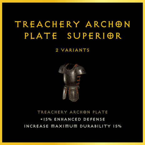 Treachery Archon Plate & Superior