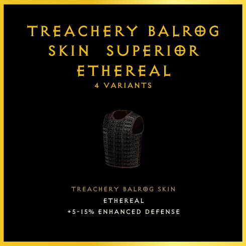 Treachery Balrog Skin & Superior & Ethereal