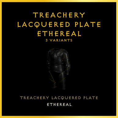 Treachery Lacquered Plate & Ethereal