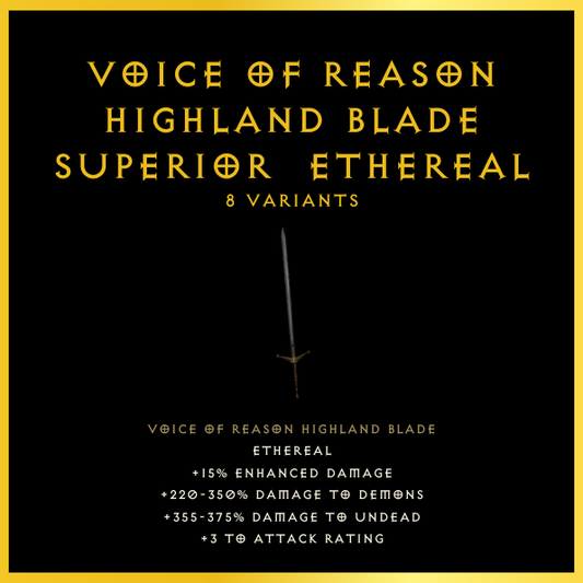 Voice Of Reason Highland Blade & Superior & Ethereal