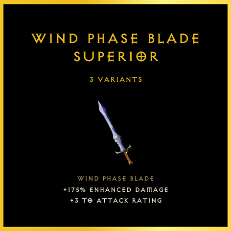 Wind Phase Blade & Superior
